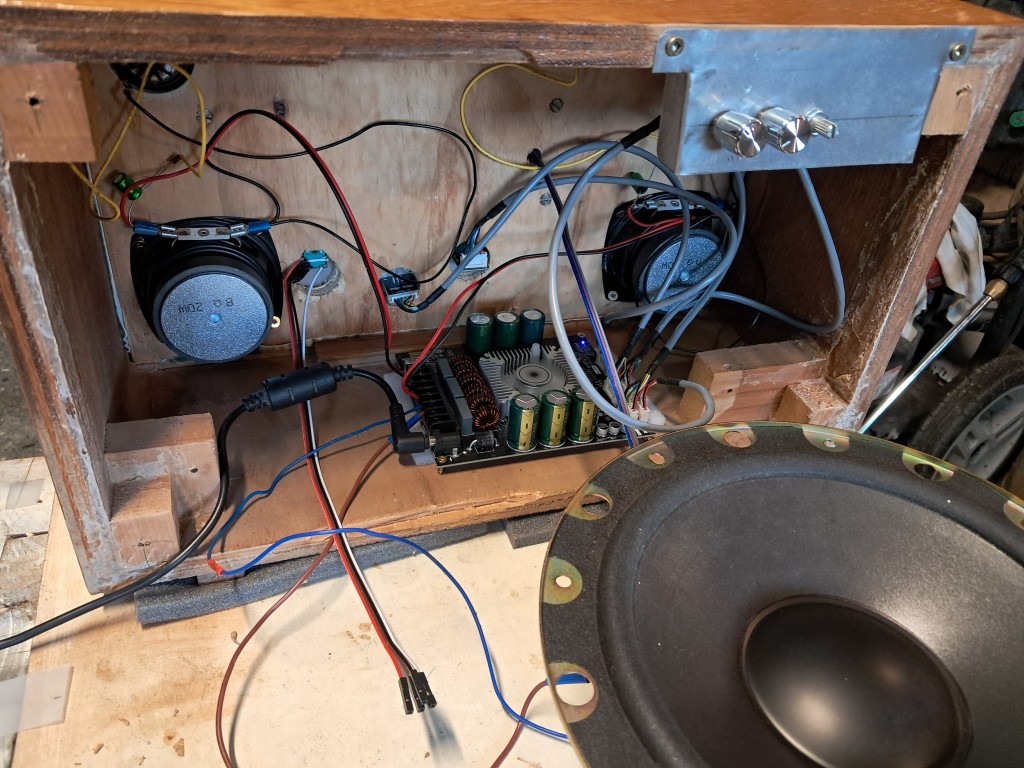 Amplifier & 8 inch sub-woofer